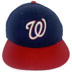 Washington Nationals Youth Size 6 3/4 Ball Cap Era Authentic